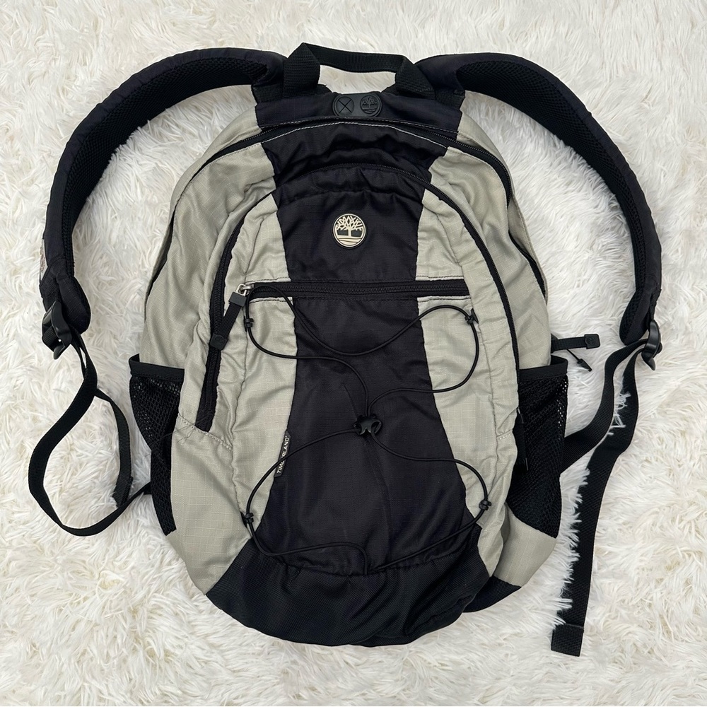 TIMBERLAND Hiking Backpack Lightweight Camping Unisex Black and Gray